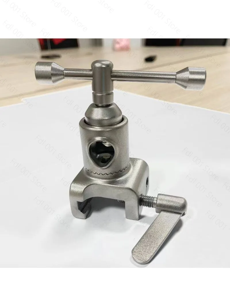 2026 Oversized Surgical Bed Rail Clamp with Long Slide Universal Fixator, Bedside Locking System for Secure Equipment Mounting
