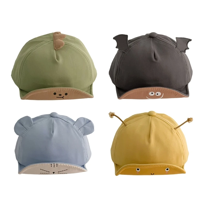 

Fashionable Cotton Sun Hat Breathable Cotton Hat Comfortable Wearing Hat Lightweight Baby Hat Perfect for Outdoor Fun QX2D