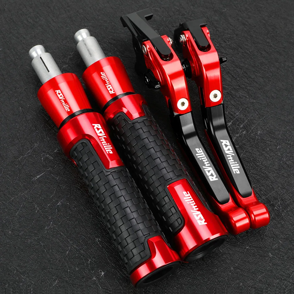 

Motorcycle Brake Clutch Levers Handlebar Handle Grips Ends Accessories For Aprilia RSV 1000 Mille R 1999 -2003 RSV MILLE/R