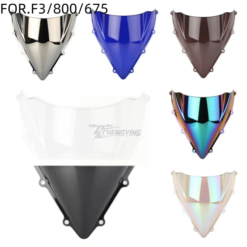 Windshield For MV Agusta F3 800 675 2012-2019 Double Bubble WindScreen Motorcycle Accessories Fairing Deflector