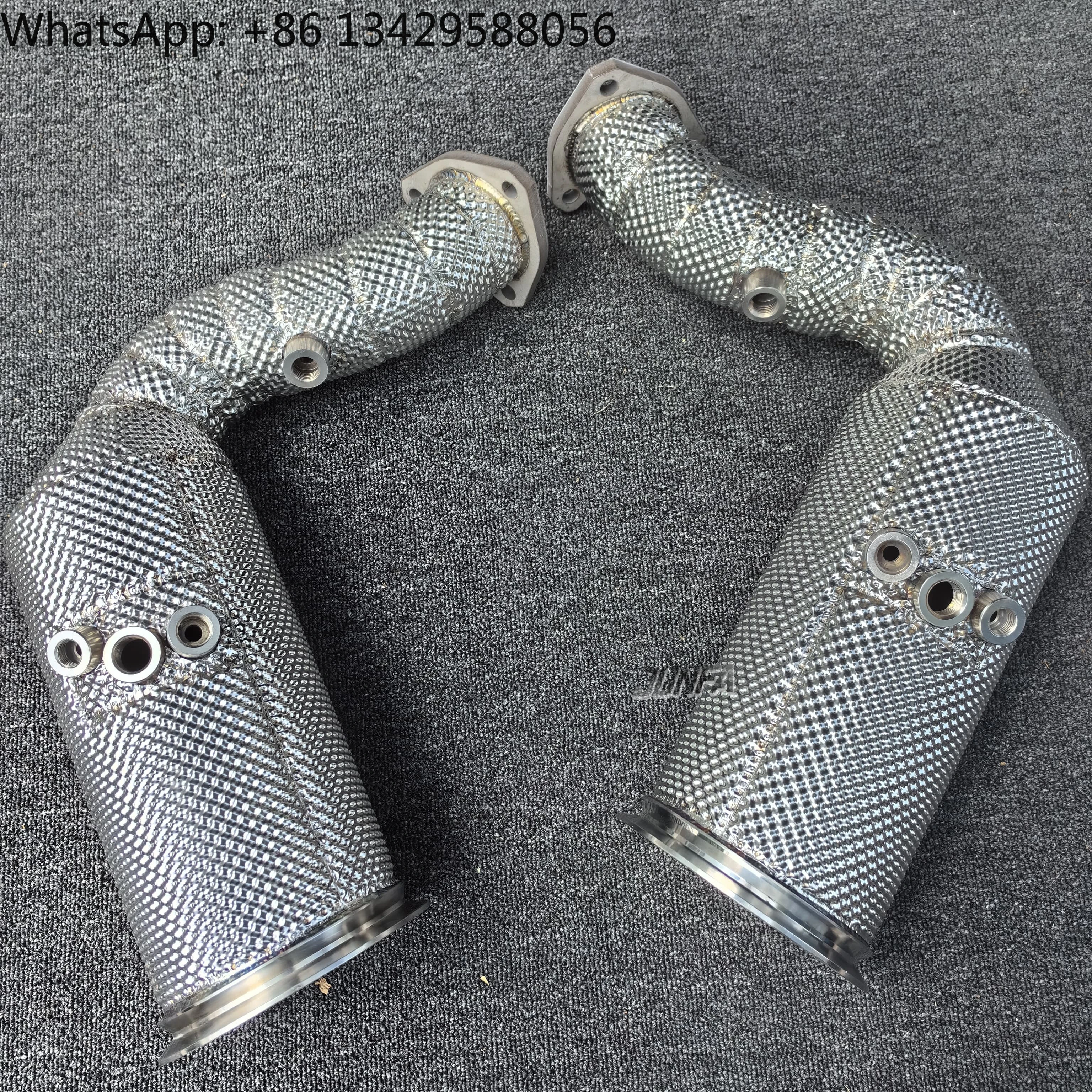 

Suit for Audi RSQ8 Stainless Steel Downpipe with Catalyst - Boost Exhaust Performance