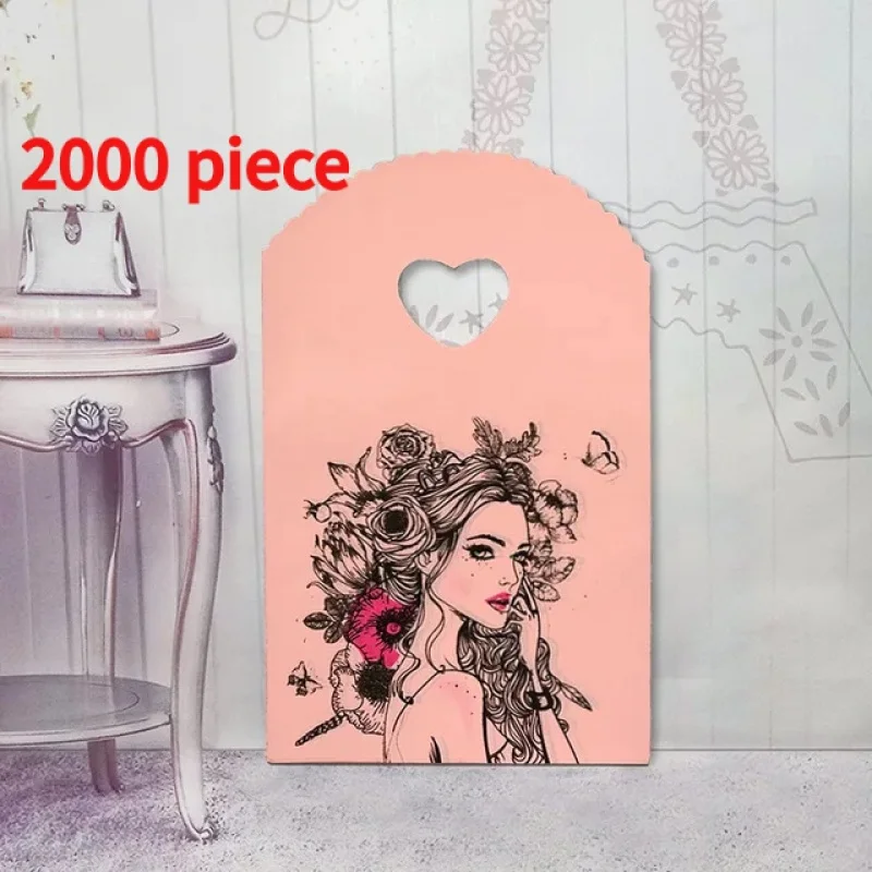 20 00piece.Custom.Custom Design Printed LDPE/HDPE handle plastic bag die cut bag shopping bag clothing/shoe packing