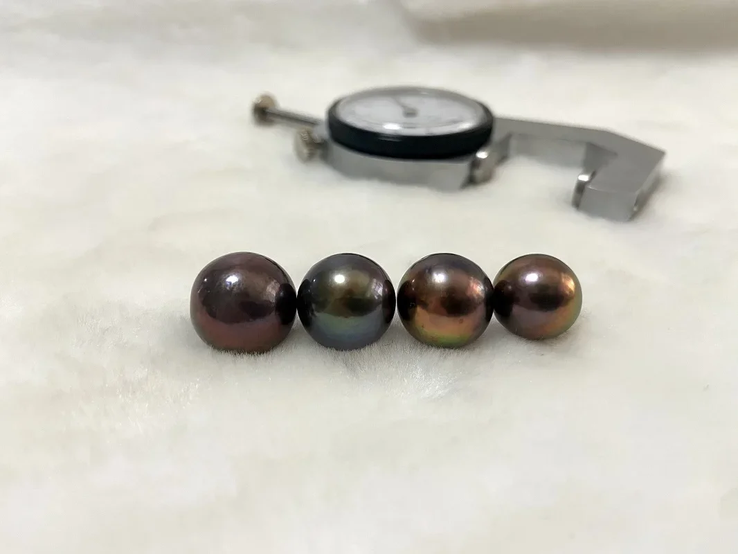 Half Drilled 13-15mm Loose Pearl Sea Beads Some Flaw Fine Earring Pendant DIY Making Accessories Fine Jewelry for Women