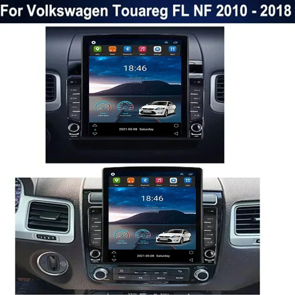 5G LTE Android 13 For Volkswagen Touareg FL NF 2010 - 2038 Tesla Type Multimedia Stereo Car DVD Player Navigation GPS Radio