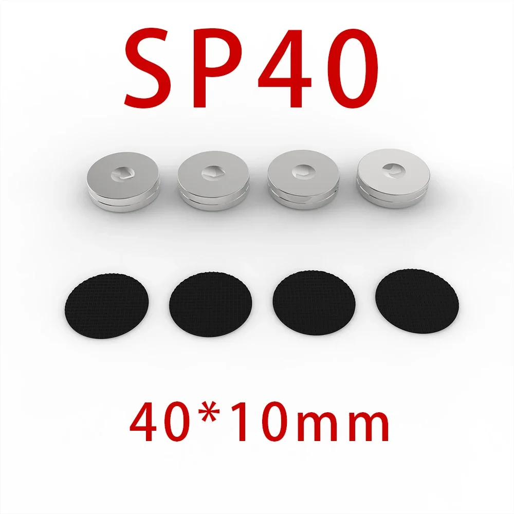 4 قطعة الفولاذ المقاوم للصدأ منصات سبايك مقاومة للصدمات عزل حامل FeetAmplifier المتكلم لاعب مضخم الصوت الحصول على تأثير الصوت الطبيعي النقي