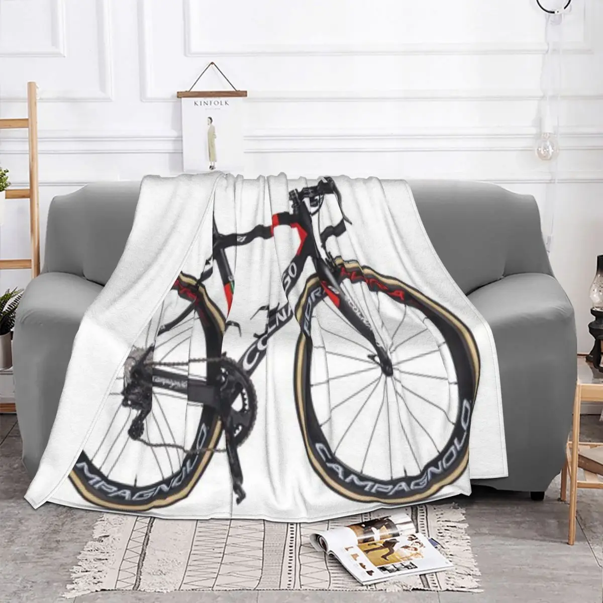 غطاء سرير من Colnago على الأريكة أغطية سرير شتوية فخمة مفرش سرير بلايد ومفارش سرير 220240 مفرش سرير من الفلانيل