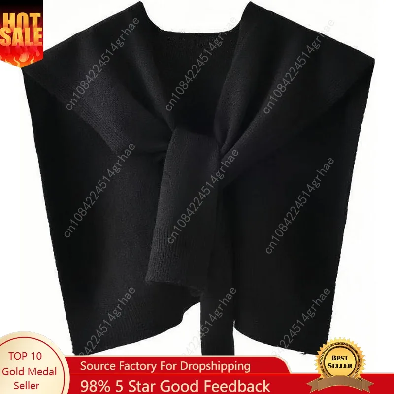 

Sweater Shawl Wraps for Women Sweater Knitted Knotted Shawls Travel Casual Scarf Cape Shoulder Tops Fashion Wrap