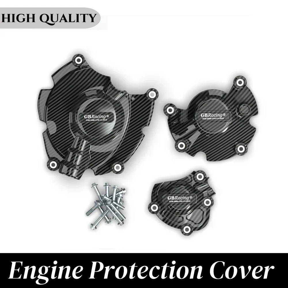 

GBRacing For Yamaha YZF R1 R1M 2015-2024 Clutch Pulse Protective Cover Motorcycle Carbon Fiber Pattern Engine Protective Cover