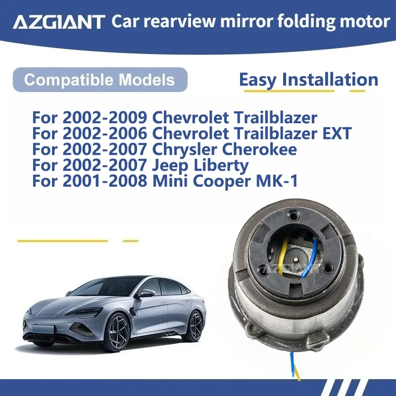 

AZGIANT For Chevrolet Trailblazer/Trailblazer EXT/Chrysler Cherokee/Mini Cooper MK-1/ Jeep Liberty Rearview Mirror Folding Motor