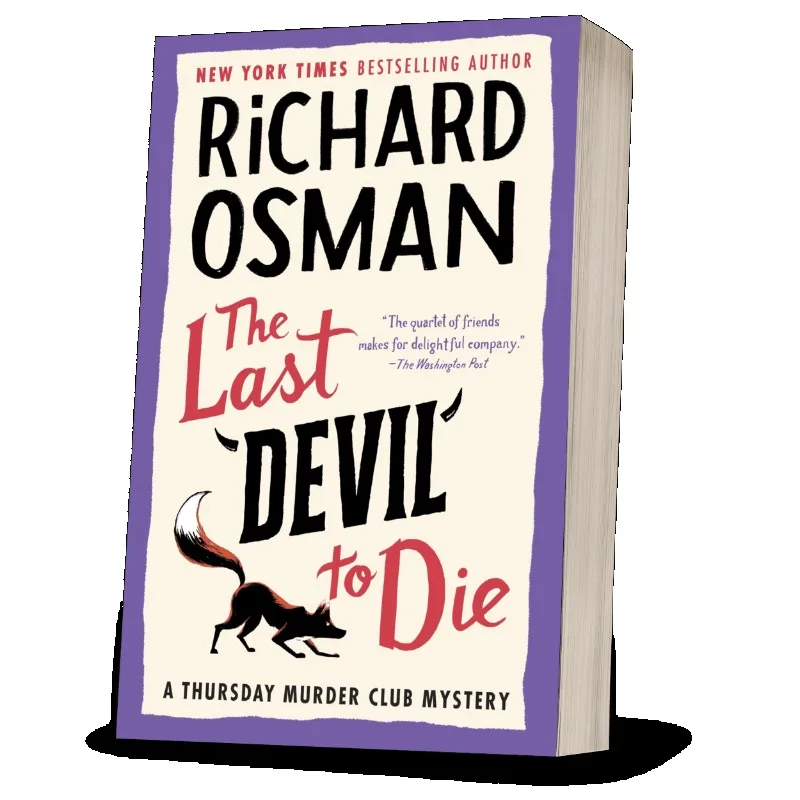 

Последний дьявол, чтобы умирать Ричард Османа четверк, клуб убийства, тайна 4, роман в мягкой обложке, английская книга