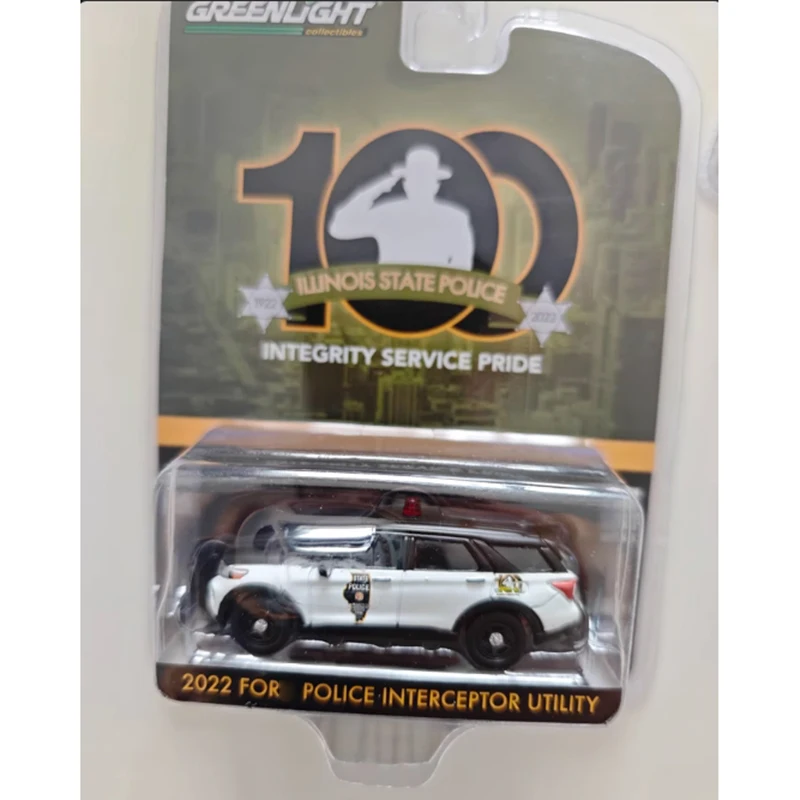 

GreenLight 1:64 2022 Explorer Police Alloy Car Model Static Decoration Collectibles Gift Toys