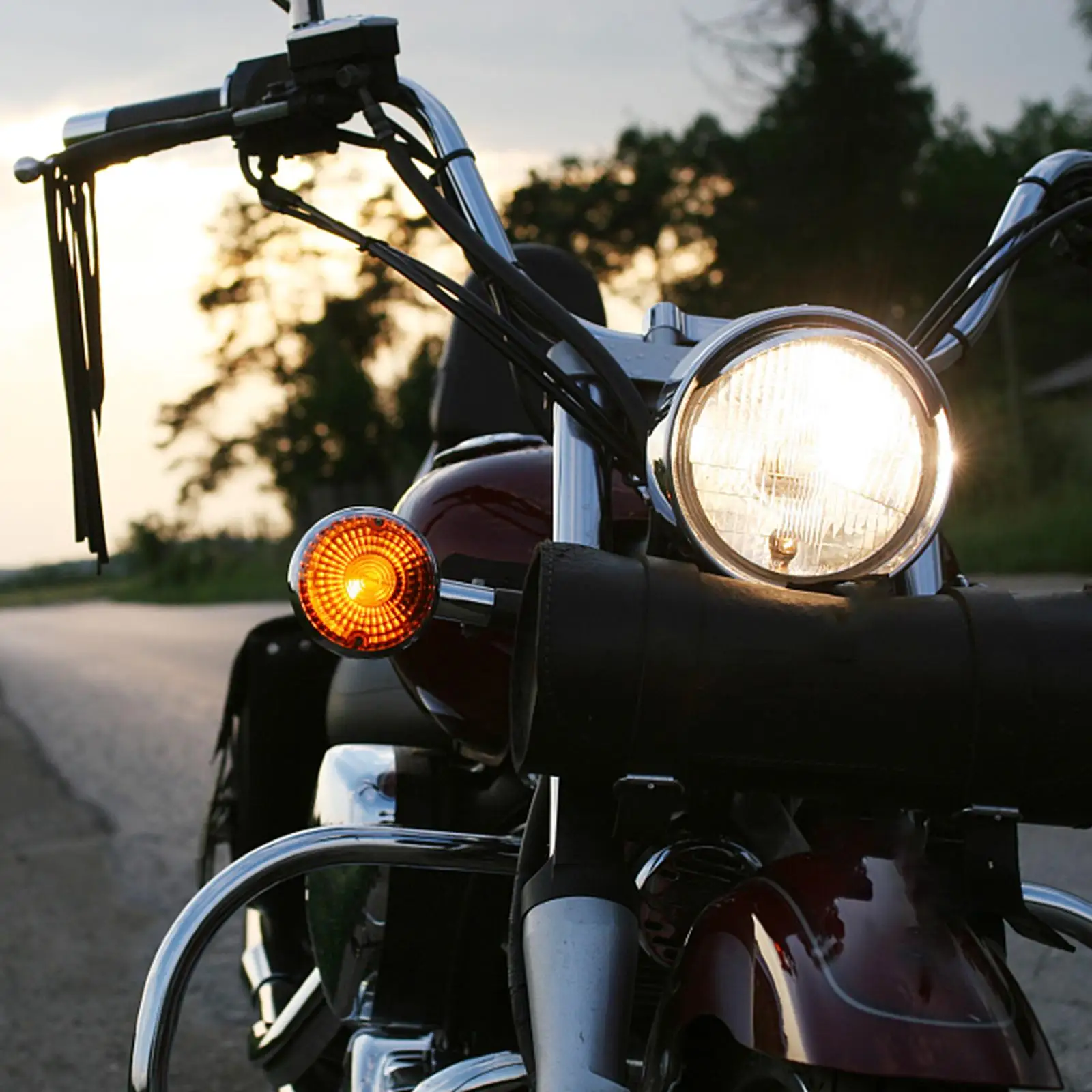Universal ABS Light Lens Cover Motorcycle Accessory for Touring Road Glide Softails Turn Signals