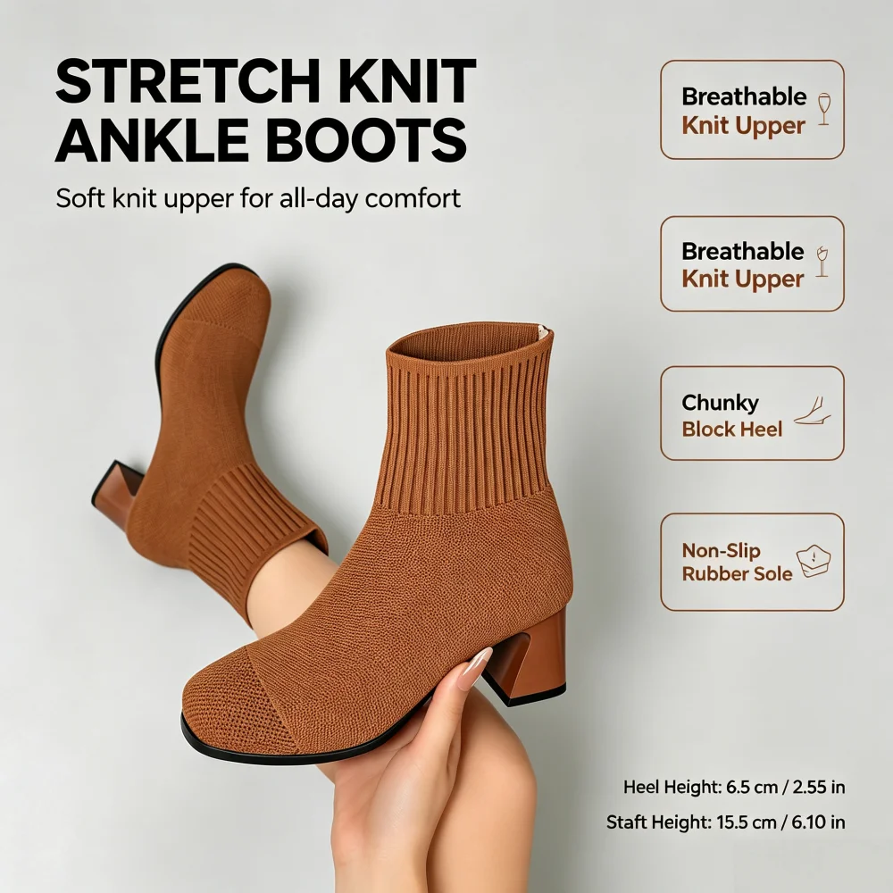 Bottines en tricot pour femmes - Women'S Fashion Socks avis et prix