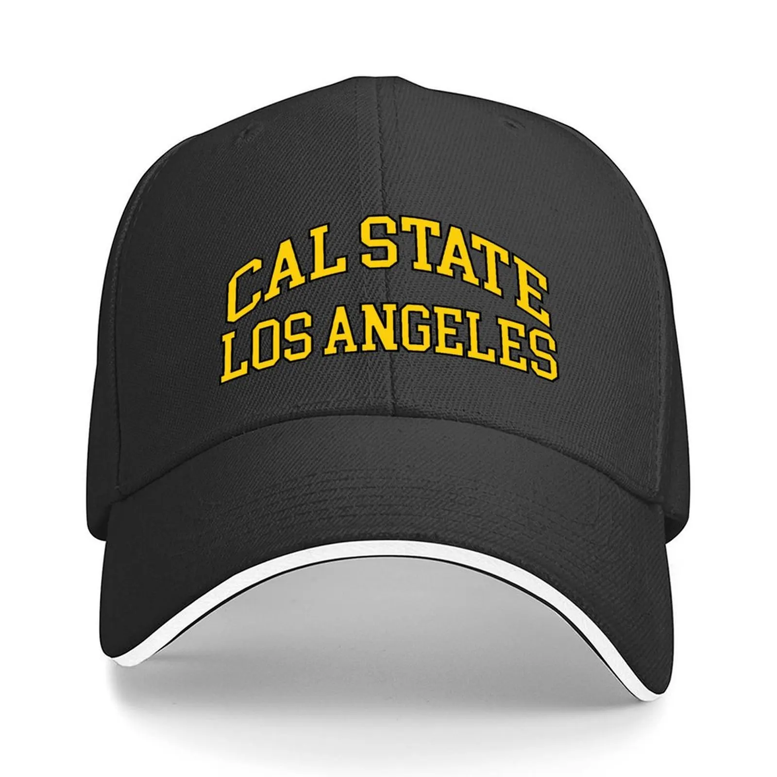 

cal state la - college font curved Baseball Cap Male hat Icon black Hat men Golf Women Men's