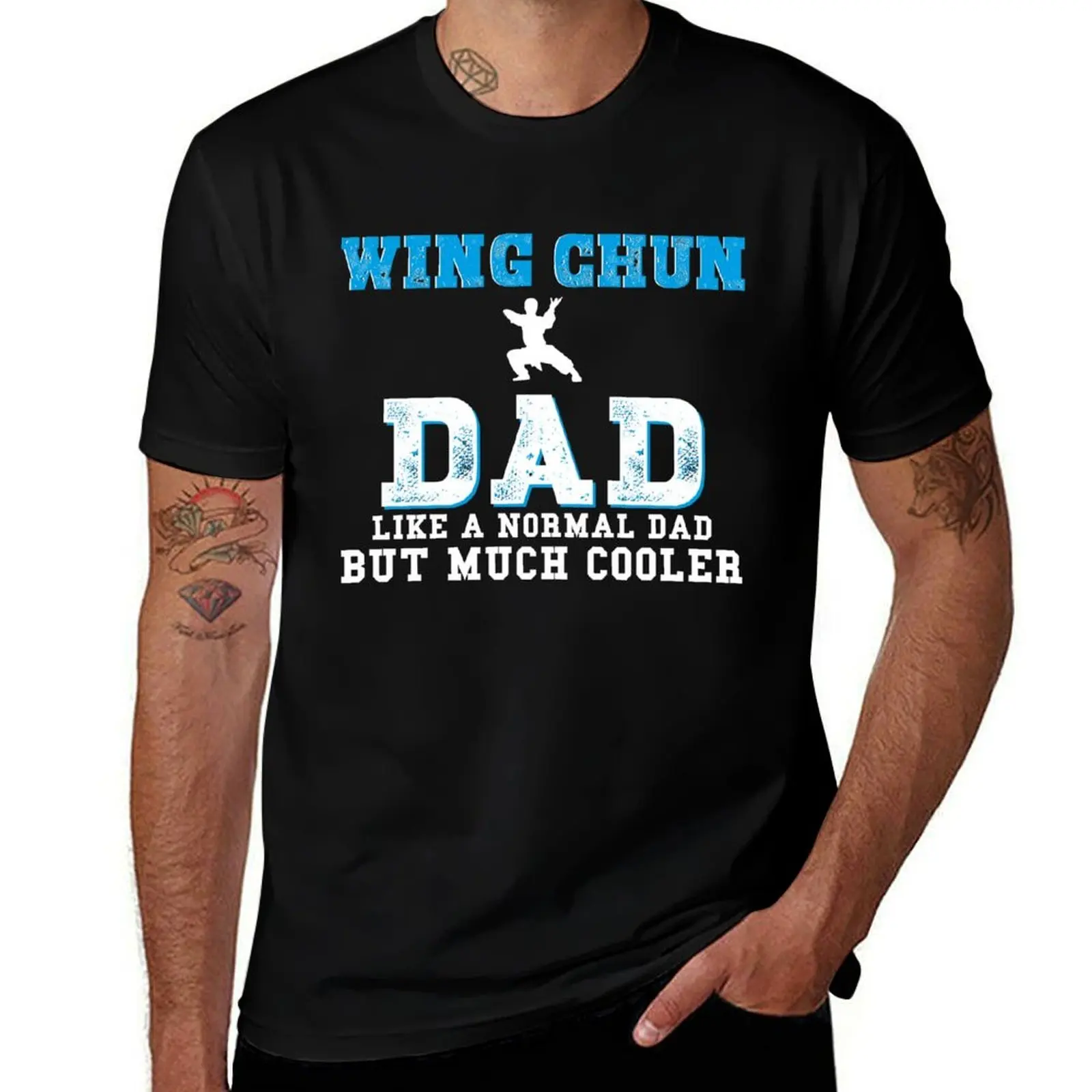 

Wing Chun Dad father man T-Shirt Plus Size Comfort Fit Tee