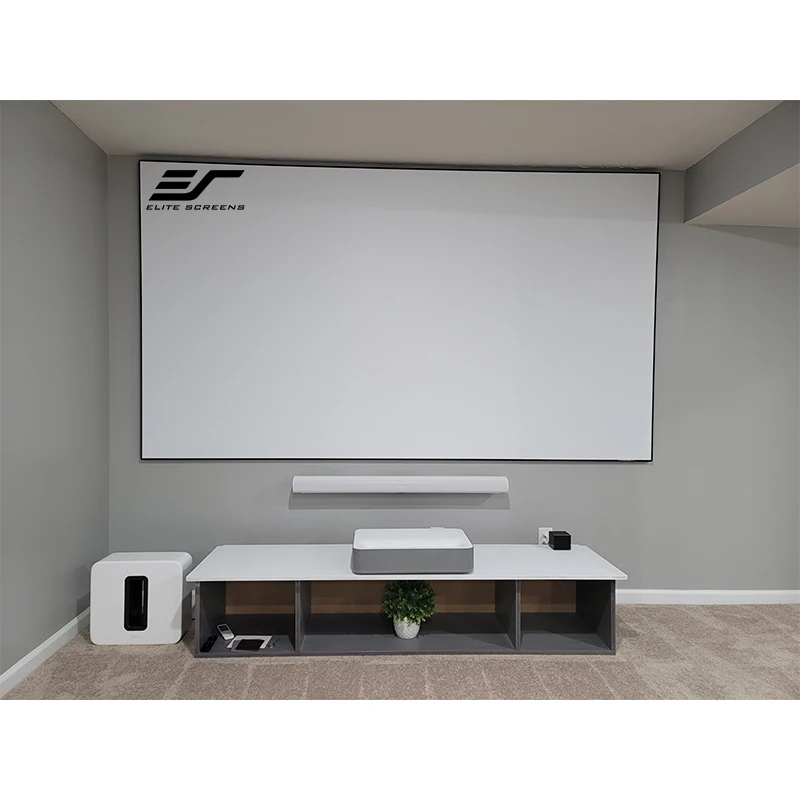 8K/4k Ultra HD Home Theater Fixed Frame Bezel-less Projector Screen Projection Screen 150 Inch