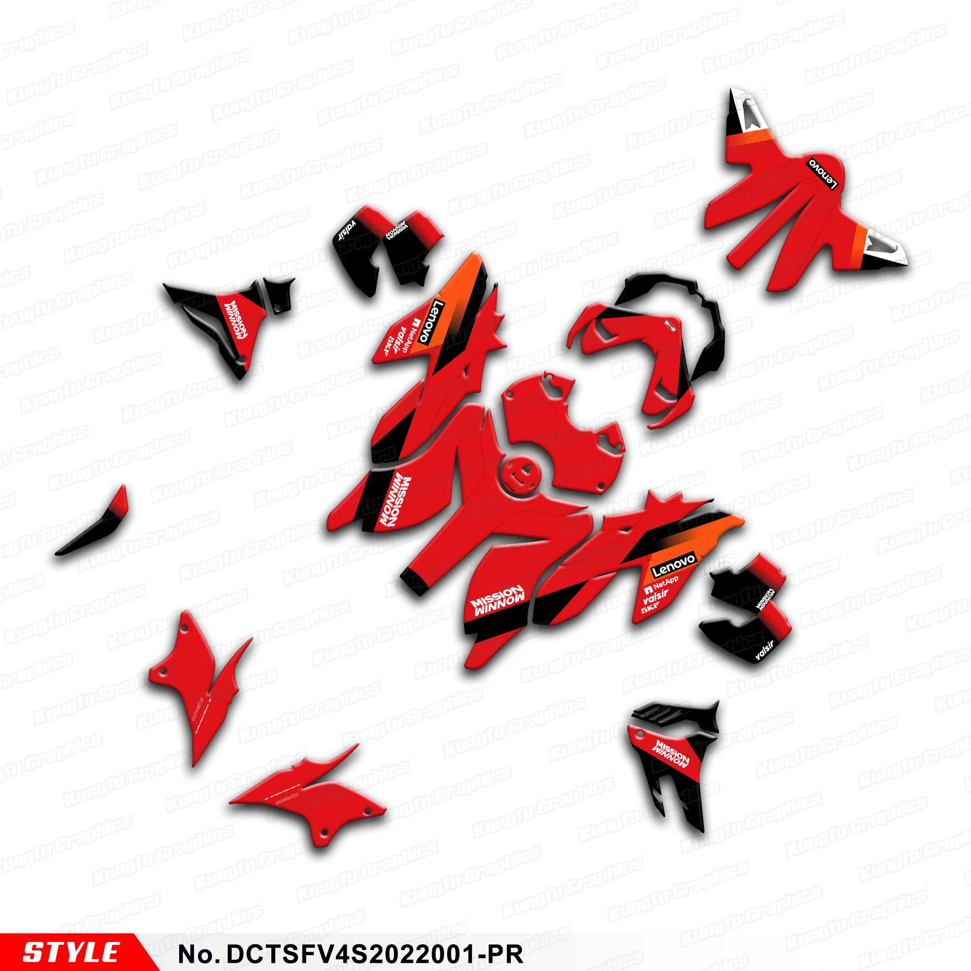 

Наклейки JY RACING, полный комплект самоклеящихся наклеек для DUCATI Streetfighter V4 V4S 2020 2021 2022, комплект графики, виниловая пленка, декоративная отделка