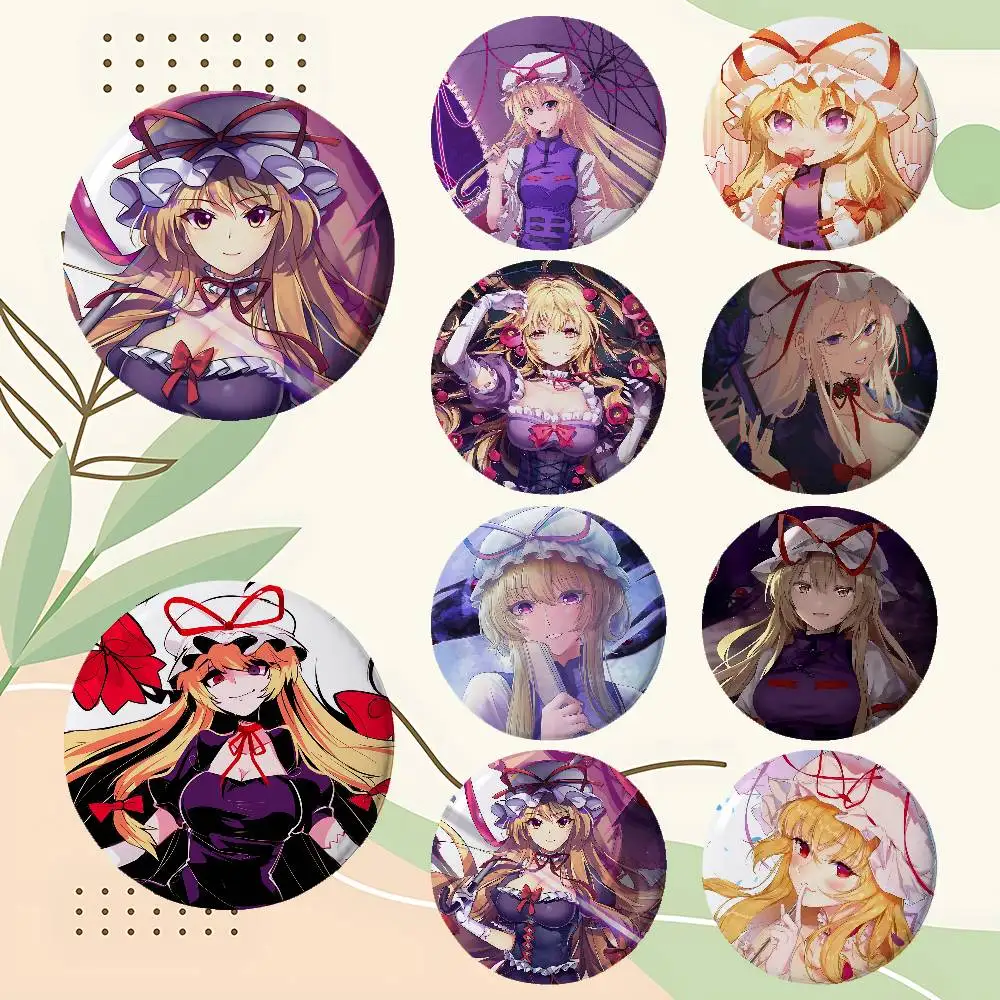 Niedliche Yukari Yakumo-Abzeichen, Emaille-Pin, Cartoon-Brosche für Rucksack und Kleidung