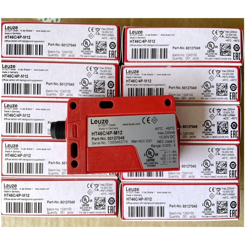 

Оригинальный фотоэлектрический датчик Leuze HT46C/4P-M12 50127048