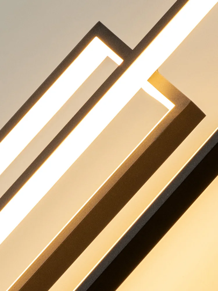 Modern LED Black Box Ceiling Chandeliers Minimalist Staircase Living Dining Room Pendant Light Home Decor Hanging Light Luster