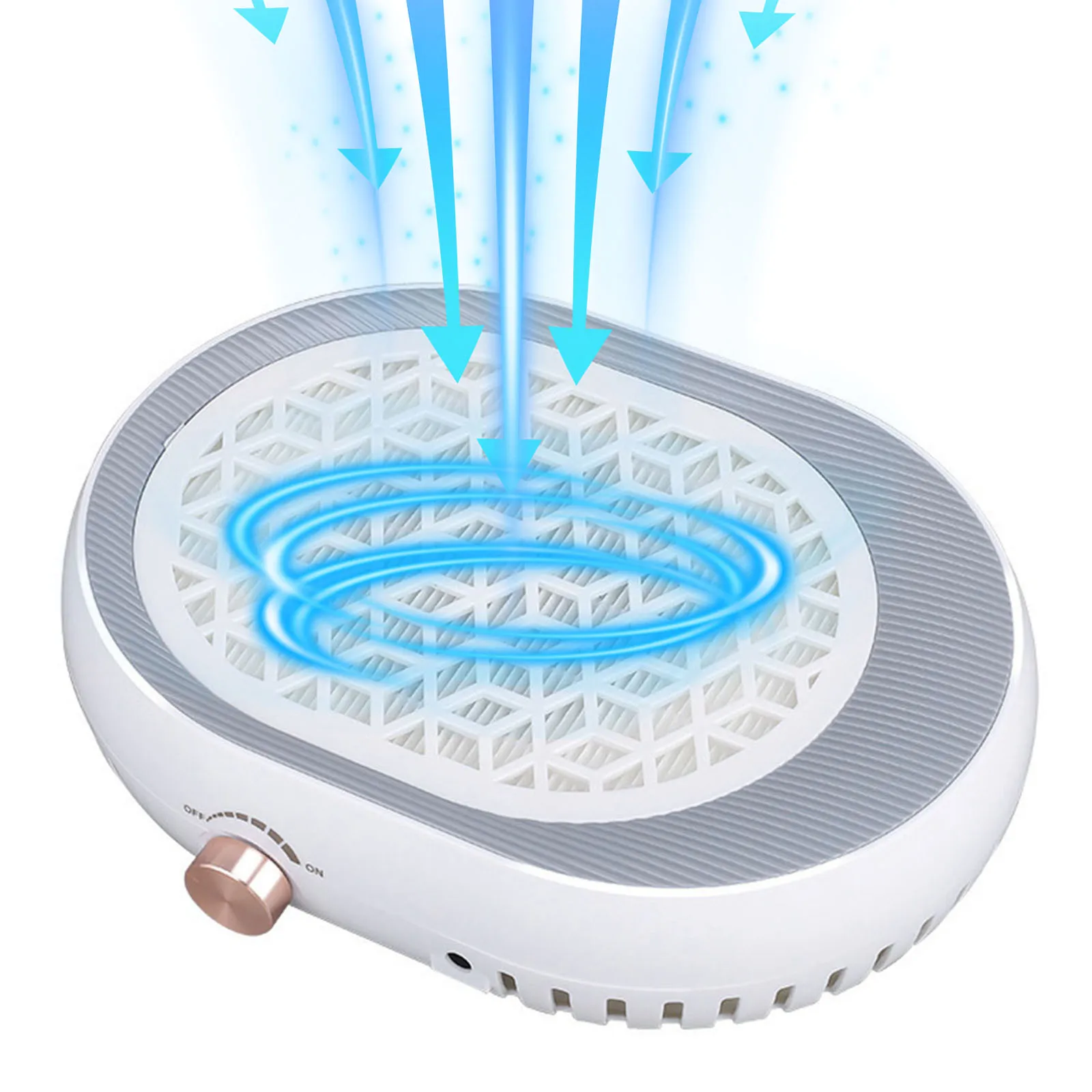 Adjustable Speed Vacuum Cleaner Low Noise Gel Nail Polishing Clean Machine Reusable For Manicure And Pedicure
