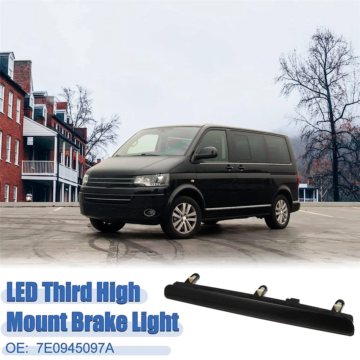 7E0945097A High Position Brake Light LED Signal Light Strobe Light Car Accessories for Black