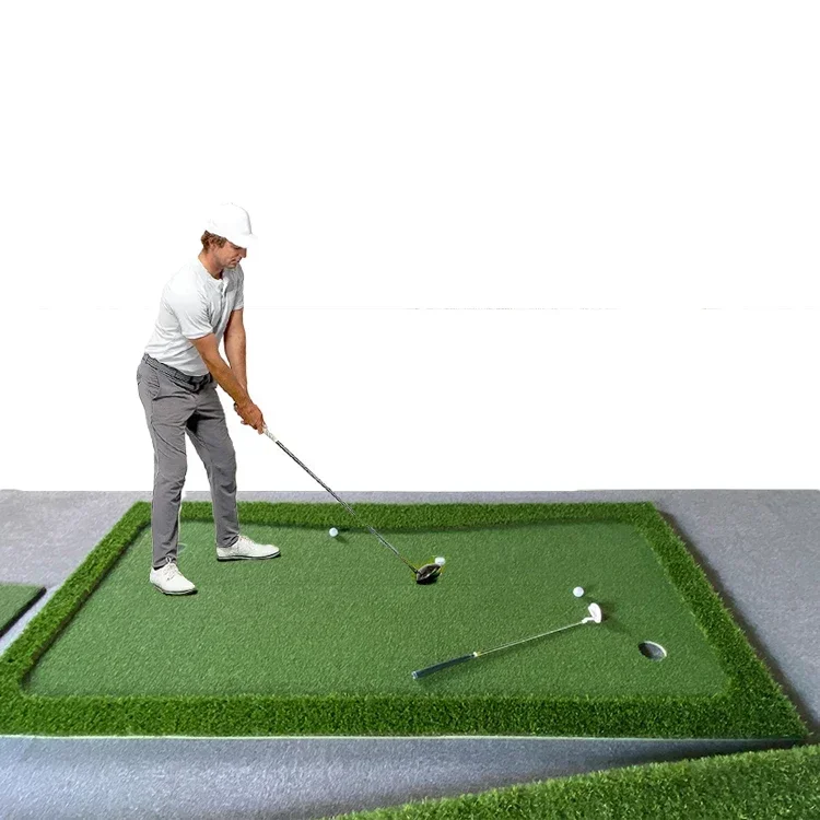 Hot sales Golf Practice & Putting Mats artificial grass mats for golf training