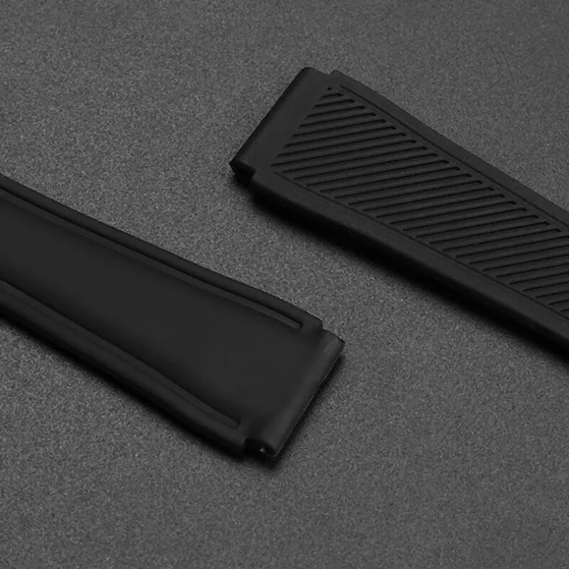 Black silicone strap for Casiok watch AE1200/1300 A159 A158 W-218 SGW-300H LA-680 series soft silicone watchband bracelet 18mm