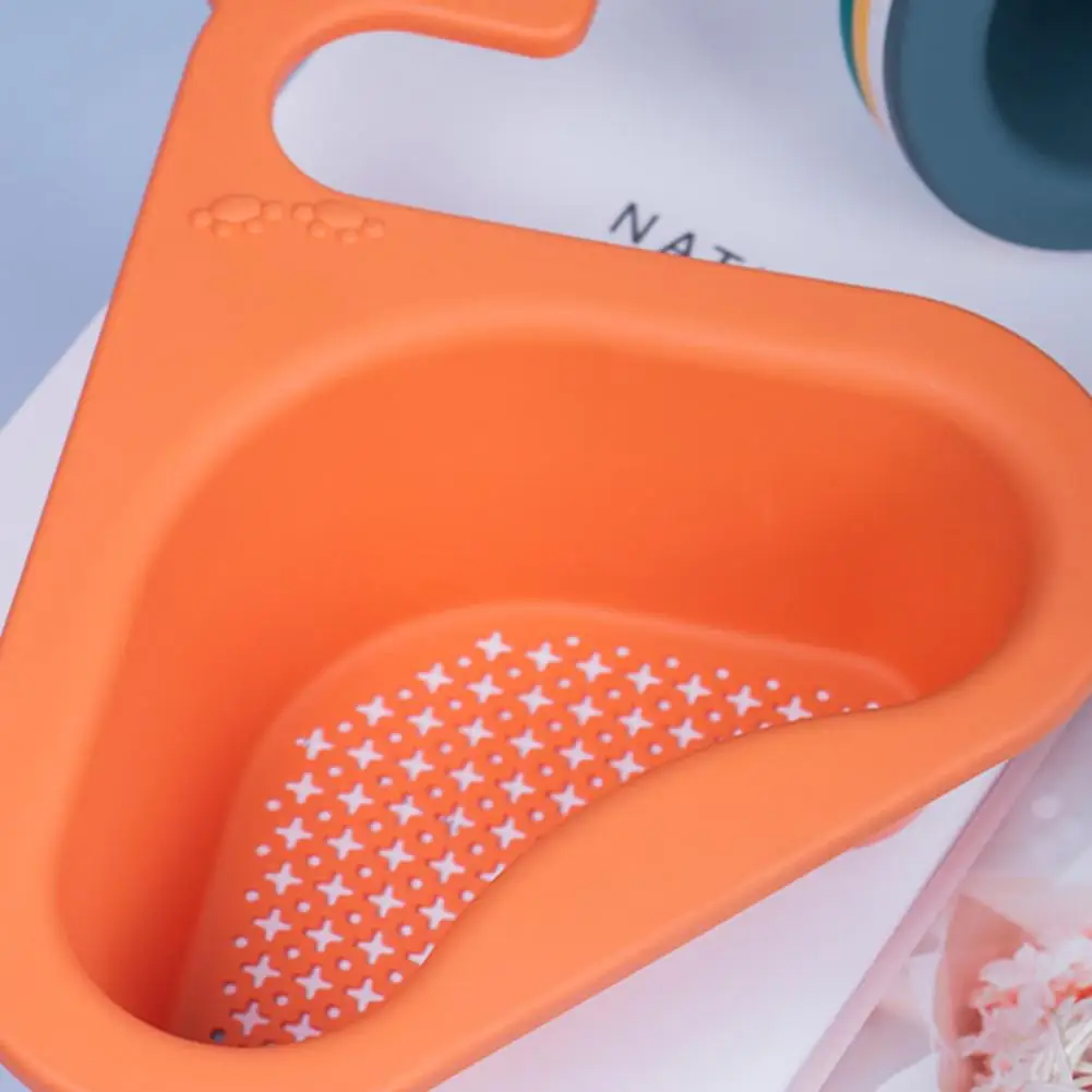 Removable Sink Caddy Multifunctional Kitchen Sink Drain Basket with Stable Non-slip Design Easy Installation for Efficient