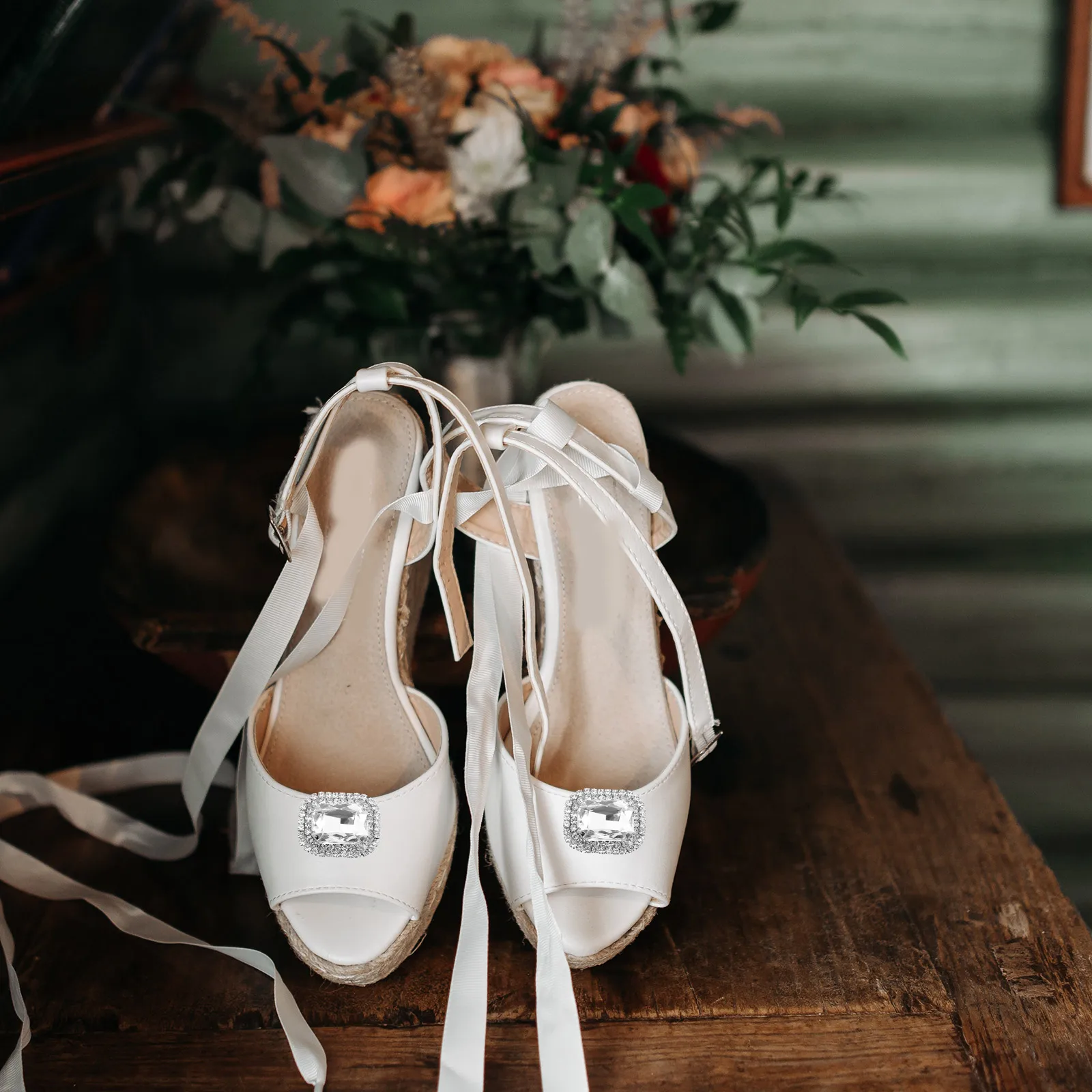

Rhinestone Clips Decorative Buckles for High Heels Wedding Shoes Women Accessories M794 Shoe Clips Pumps Charms Buckle Shoe