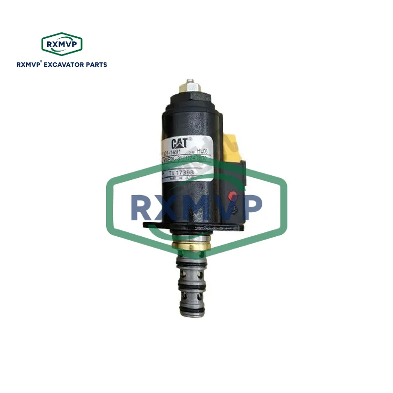 For Caterpillar Cat 312 320 323 325b/c/d Safety Lock Rotary Hydraulic Pump Proportional Solenoid Valve Excavator Accessories