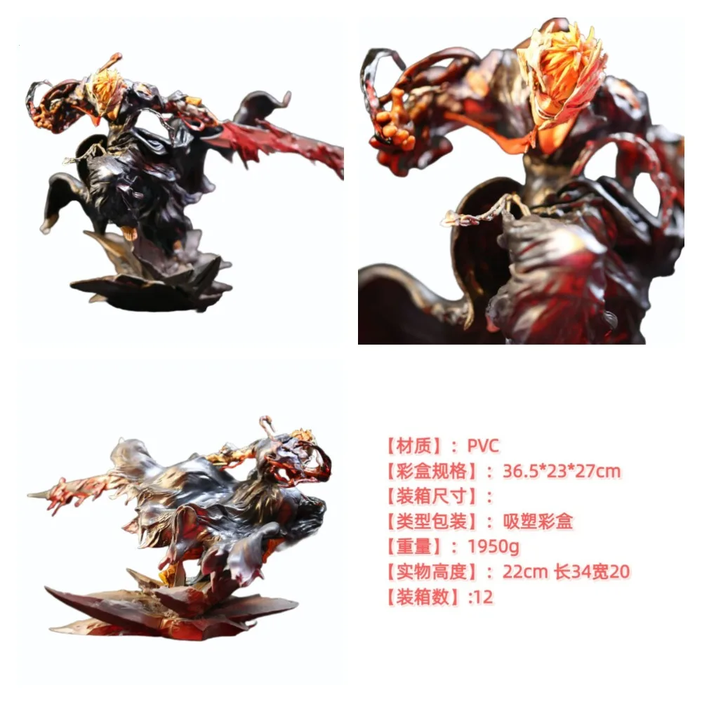 بليتش برمجة كوروساكي الشكل 22 سنتيمتر 1/6 مقياس بولي كلوريد الفينيل أنيمي تمثال ثابت مصباح ليد حتى عيون تحصيل عرض سطح المكتب هدية مزخرفة