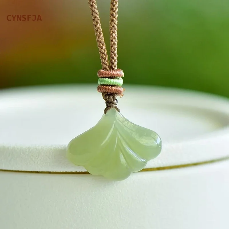 

CYNSFJA New Real Certified Natural Hetian Nephrite Successful Career Jade Pendant High Quality Birthday New Year Blessing Gifts