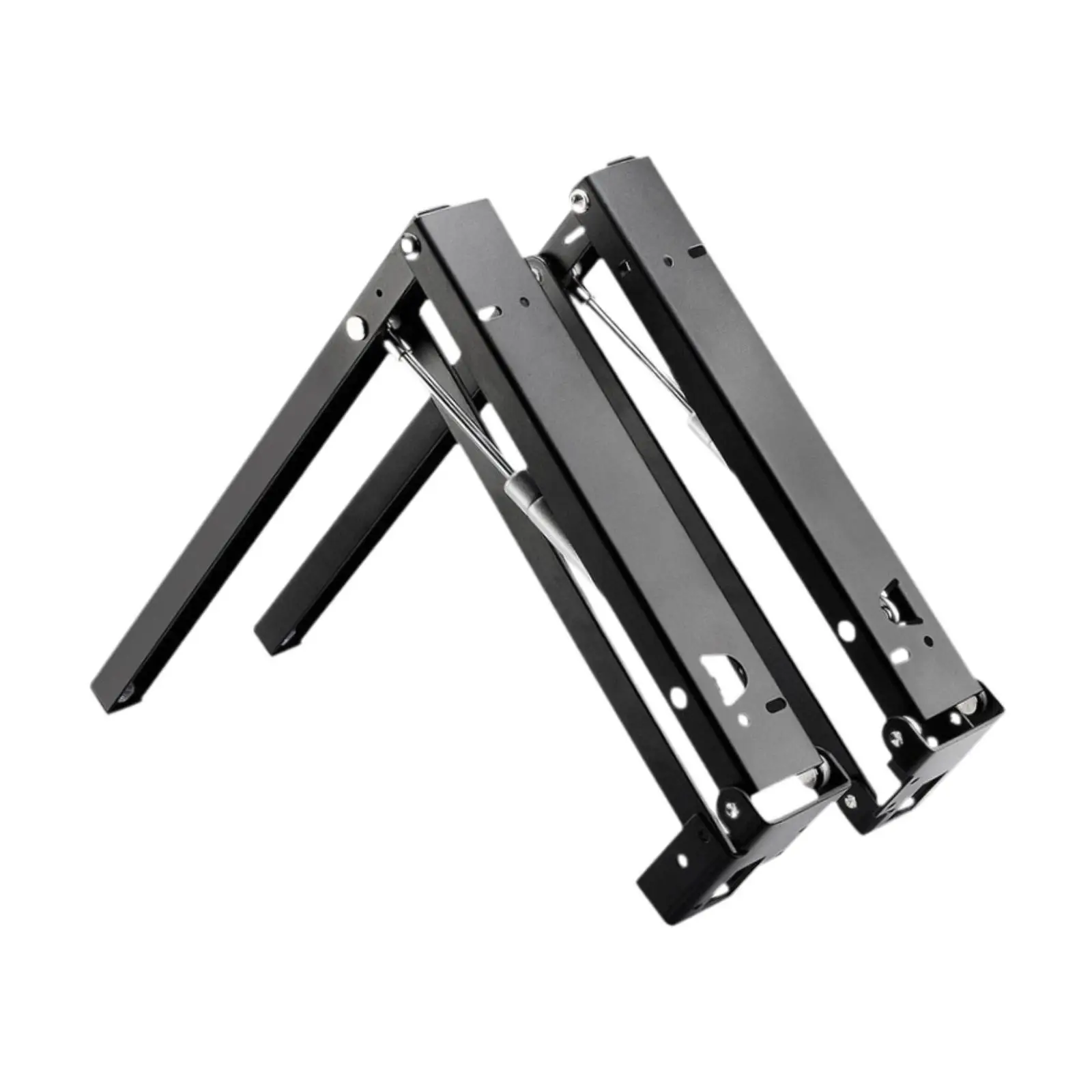 2Pcs Wall Mounted Folding Shoe Bench Chair Brackets Accessories, Foldable Easy to Install Parts Shoe Changing Stool Hardware