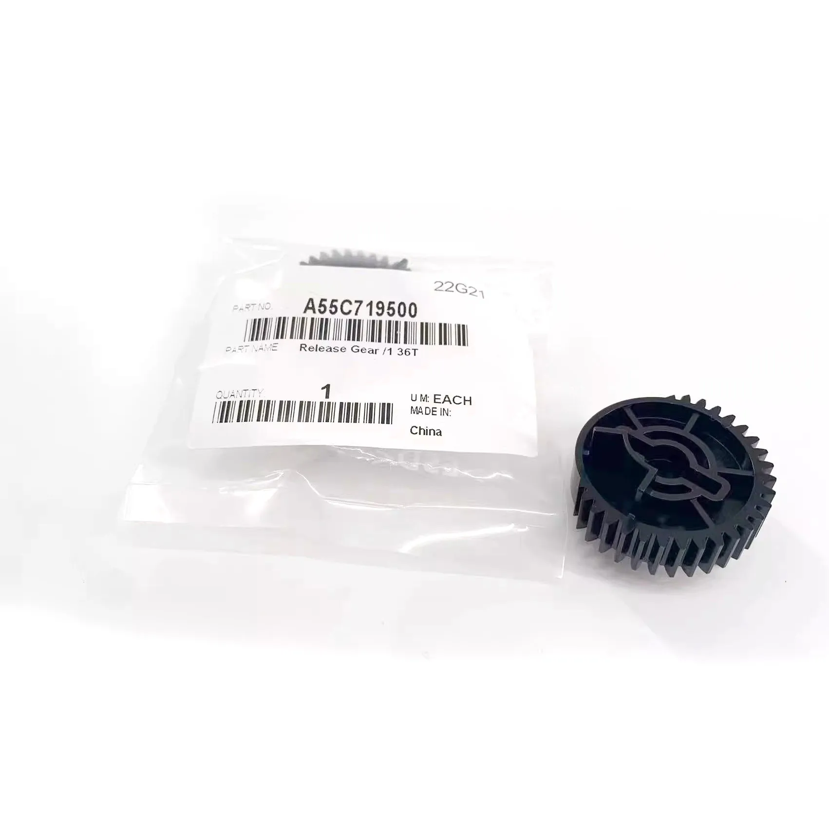 A55C719500 Original New Release Gear /1 36T for Konica Minolta PF707 PF711