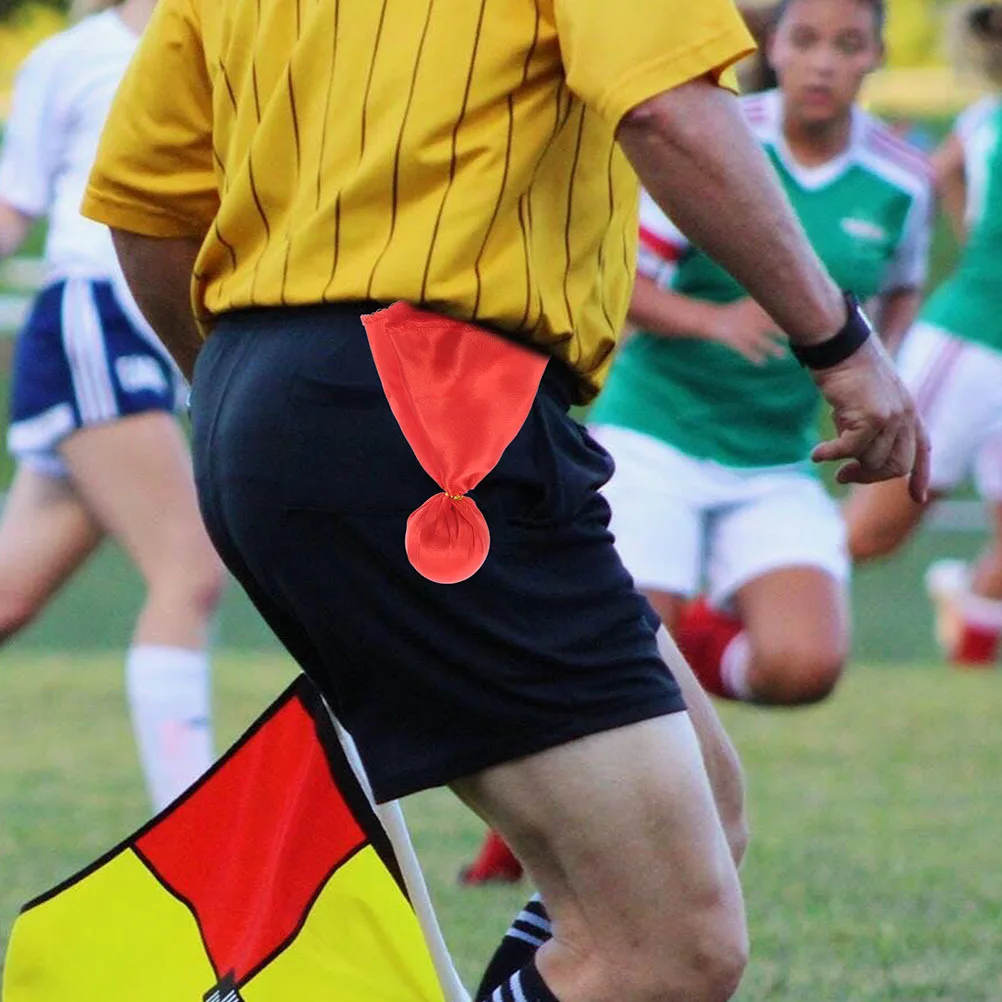 

1Set Football Penalty Flag Bean Bag Referee Kit Comprehensive Durable Polyester for Football Officials Youth Game Accessories