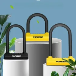 Waterproof Durable Bike U Lock Mountain Bike Road Bike Padlock Anti-theft Security Scooter Motorcycle Bike Lock Bike Accessories