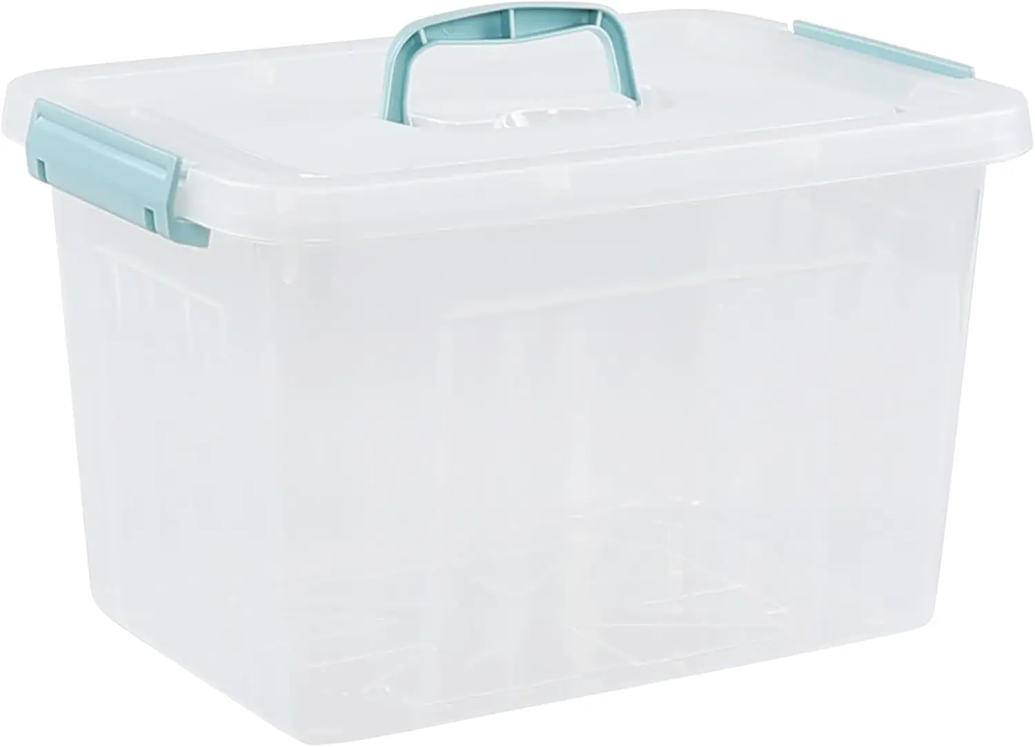 

Plastic Storage Bin with Handle, 12 Quart, 1 Pack, Lidded Container