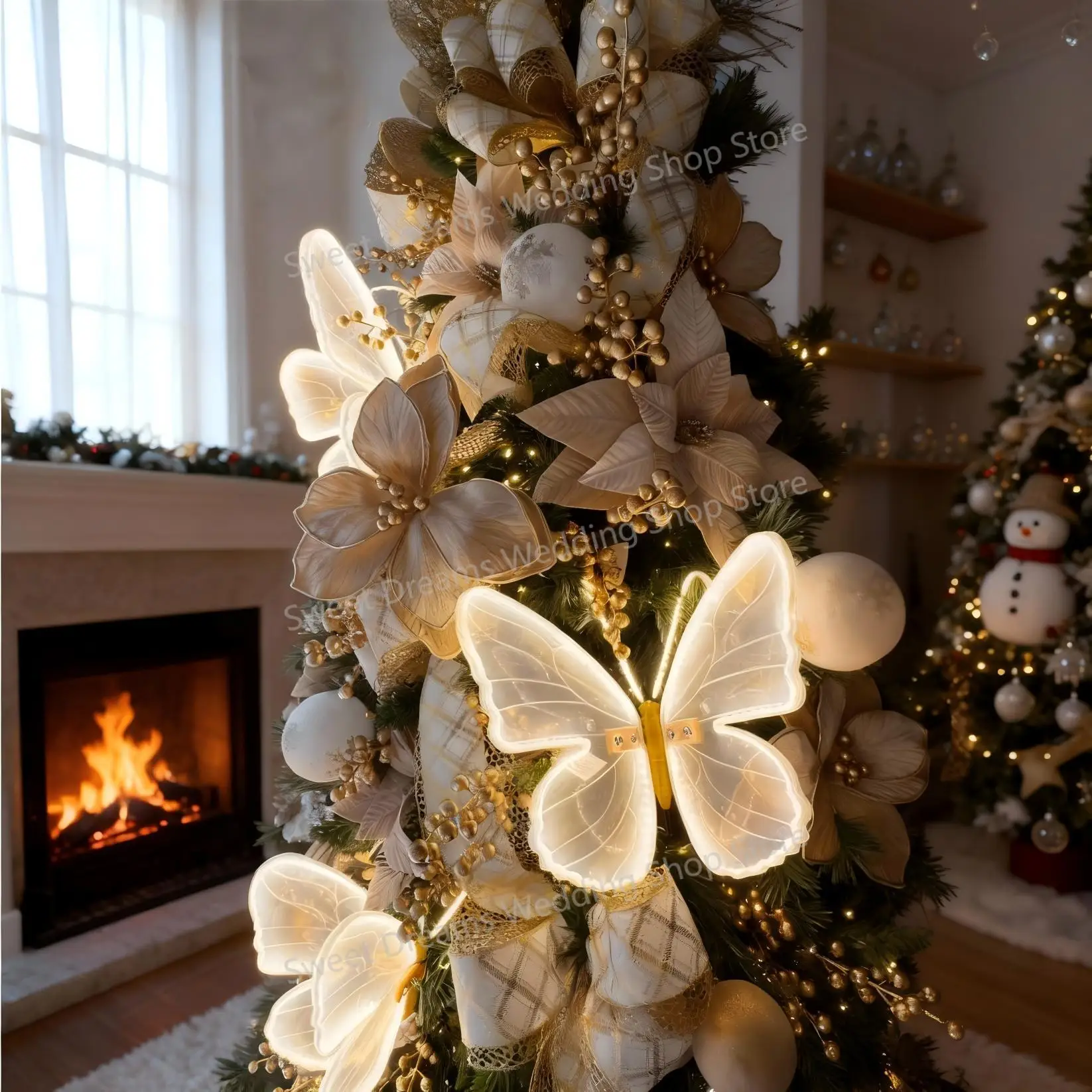 

LED Butterflies (Automatic Opening-Closing, Realistic Light-Up Wings) | Perfect Decor for Weddings, Parties, Christmas