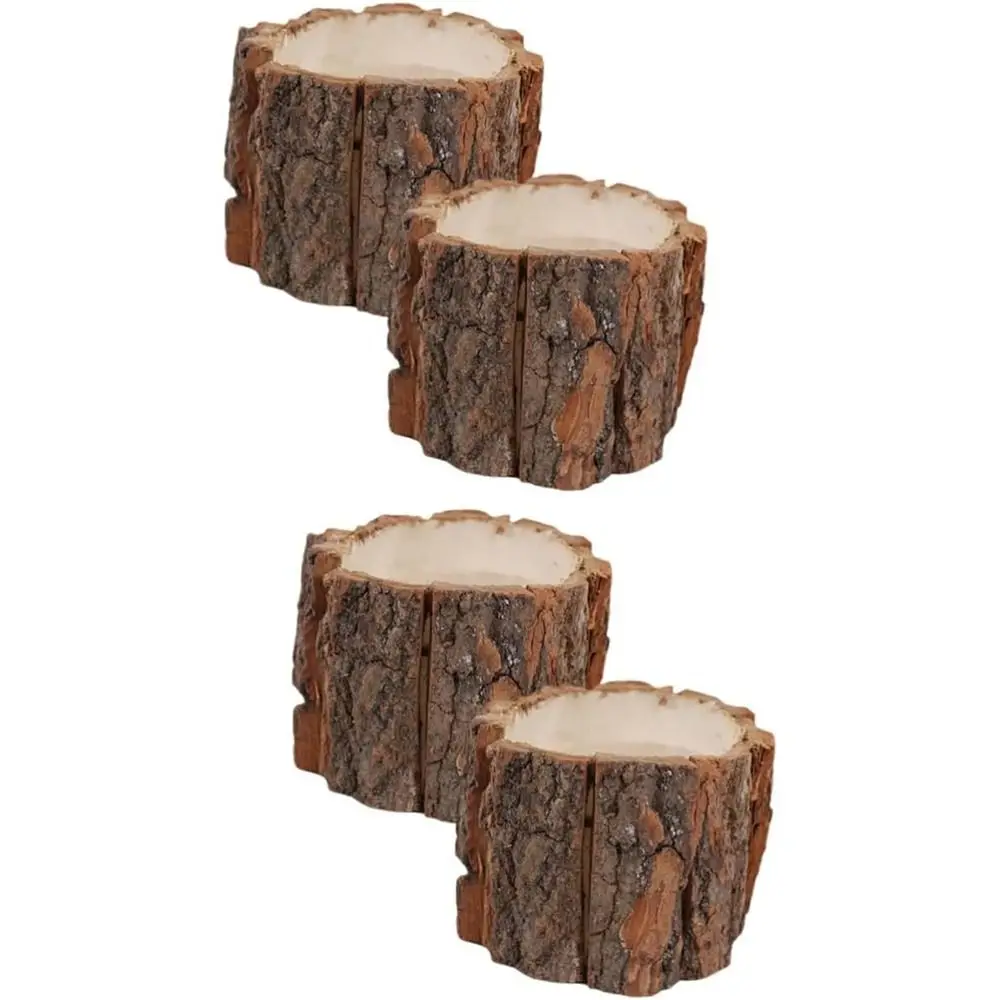 

Stationery Storage Wooden Bark Pen Holder Multifunctional Cosmetic Holder Desktop Organizer Minimalism Stationery Box Student