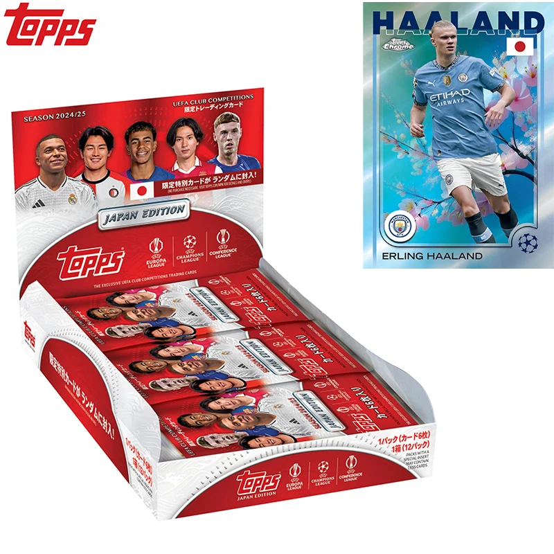 2025 Topps Japan Edition Soccer Sakura Limited Edition Collection Card Haaland Yamal Limited Signature #1
