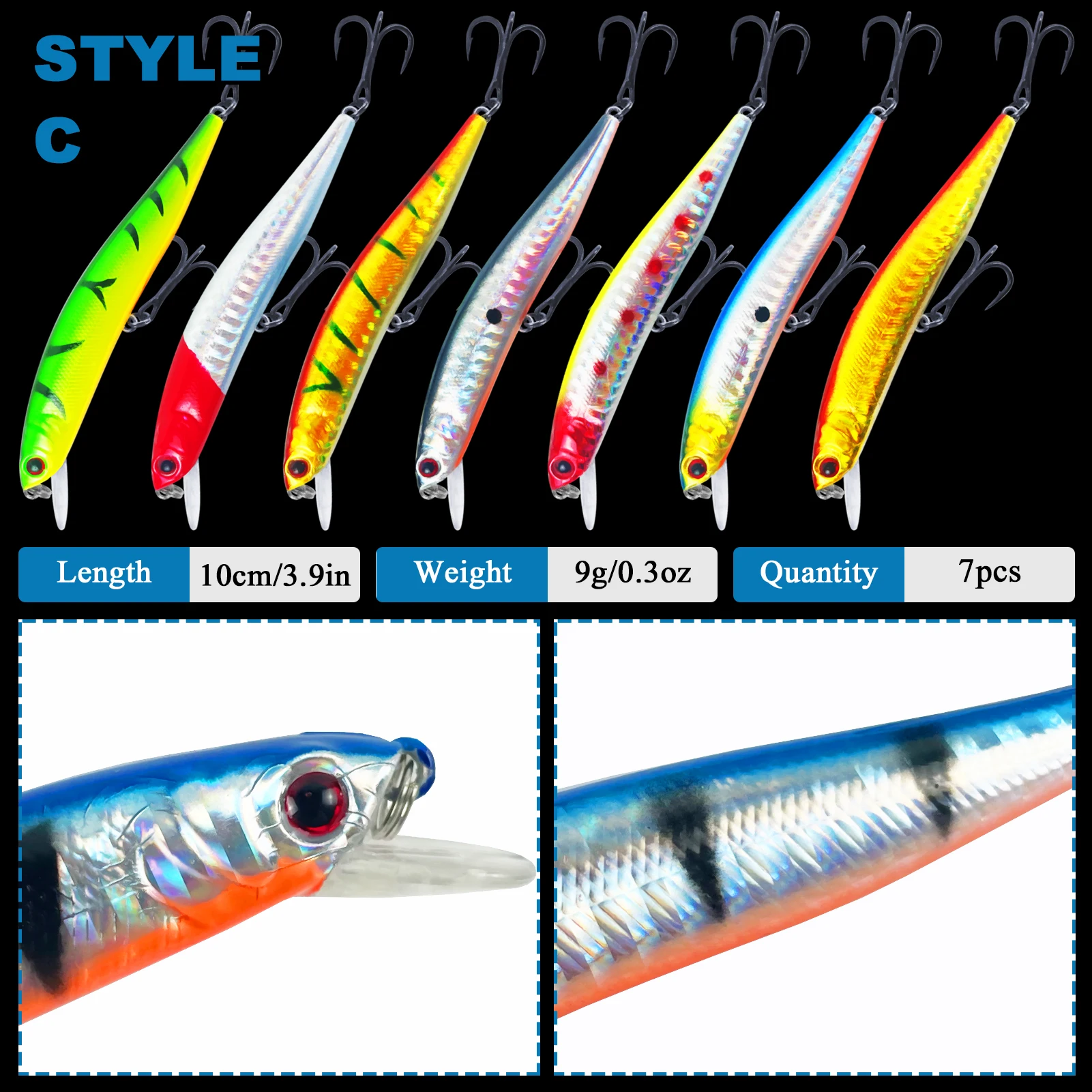 Free Fisher señuelos artificiales lubina: crankbait y popper - imagen 3