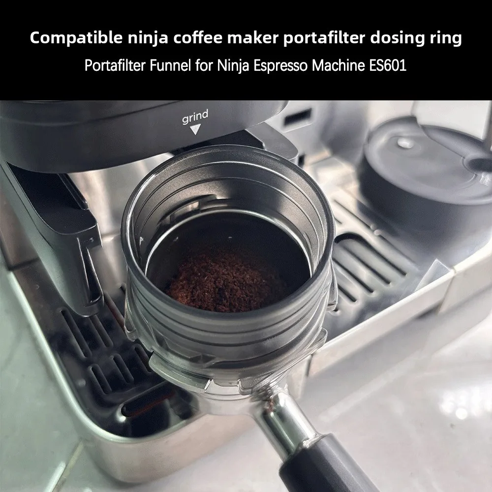 Coffee Dosing Funnel For Ninja ES601 Coffee Maker Ninja Luxe Café ES601 Portafilter Dosing Ring For Ninja luxe es601