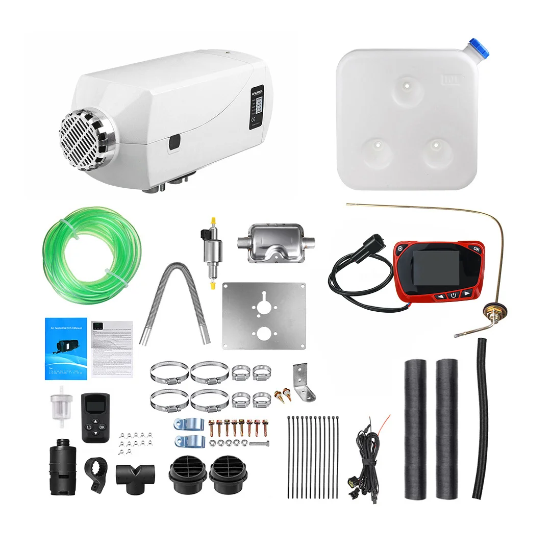 أعلى بيع 2KW 5Kw سيارة الديزل سخان 12 فولت 24 فولت الديزل سخان التوقف لقوارب السيارات حافلة RV