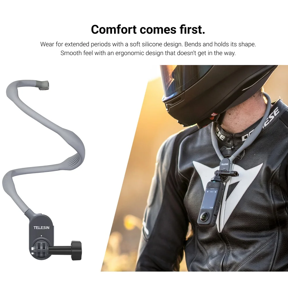 Insta360 X4 Magnetic Neck Holder Mount For Insta360 X3 / ONE X2 / ONE RS For GoPro Action Camera Accessories