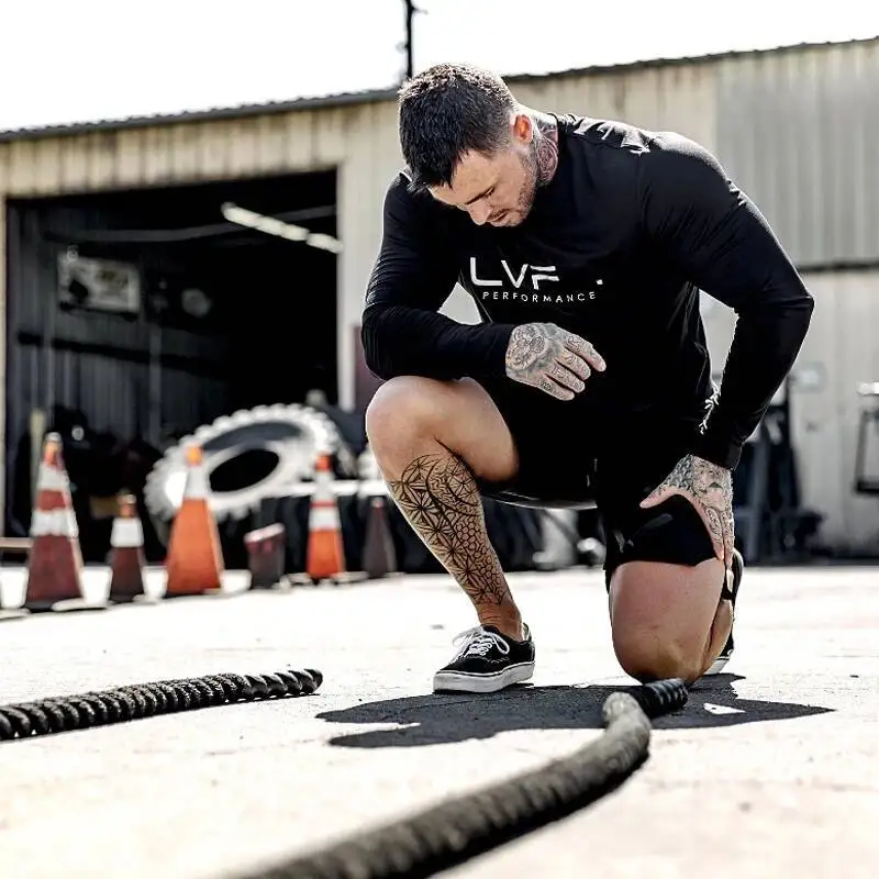 

Mens Gym Long Sleeve T Shirt Male Casual Undershirt Skinny Clothing Bodybuilding Workout Tops Running Fiess Cotton Sweatshirts