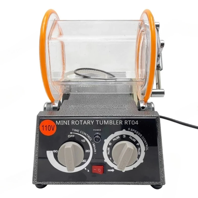 

Jewelry Drum Polishing Machine, Rotary Tumbler, Tumbling Machine, Mini Cleaning, Finishing Tools, 3kg Capacity