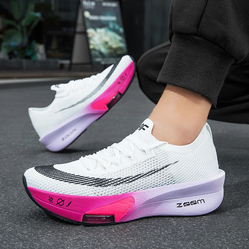 2025 New Marathon Running Shoes, Lightweight Racing Carbon Plate Running Shoes, Men's and Women's Outdoor Sports Shoes