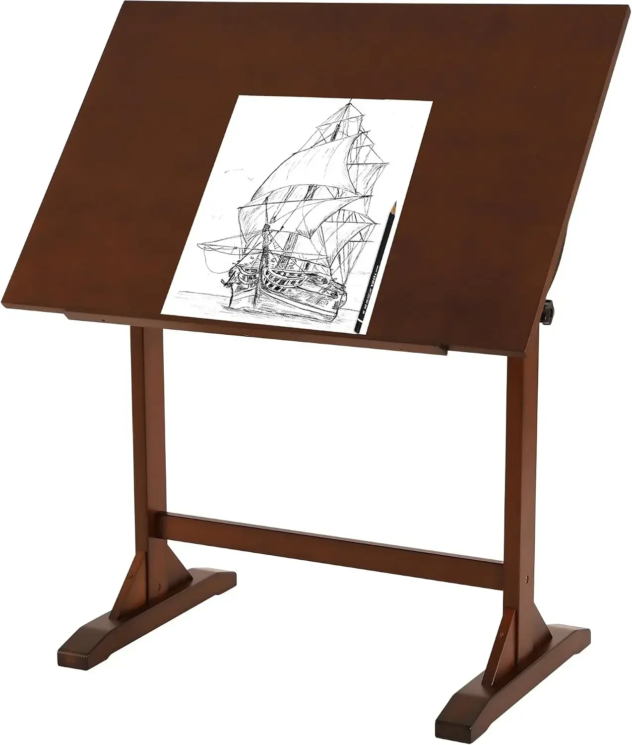BestsellerWood Drafting Table For Adults, 24'' X 35