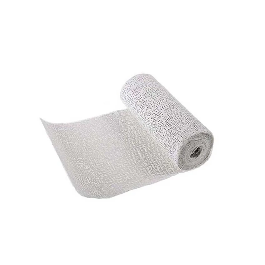 Gypsum Bandage Adhesive Type Fast Drying Bandage for Pet Fracture Fixation and Correction 2 Rolls of 10x460cm